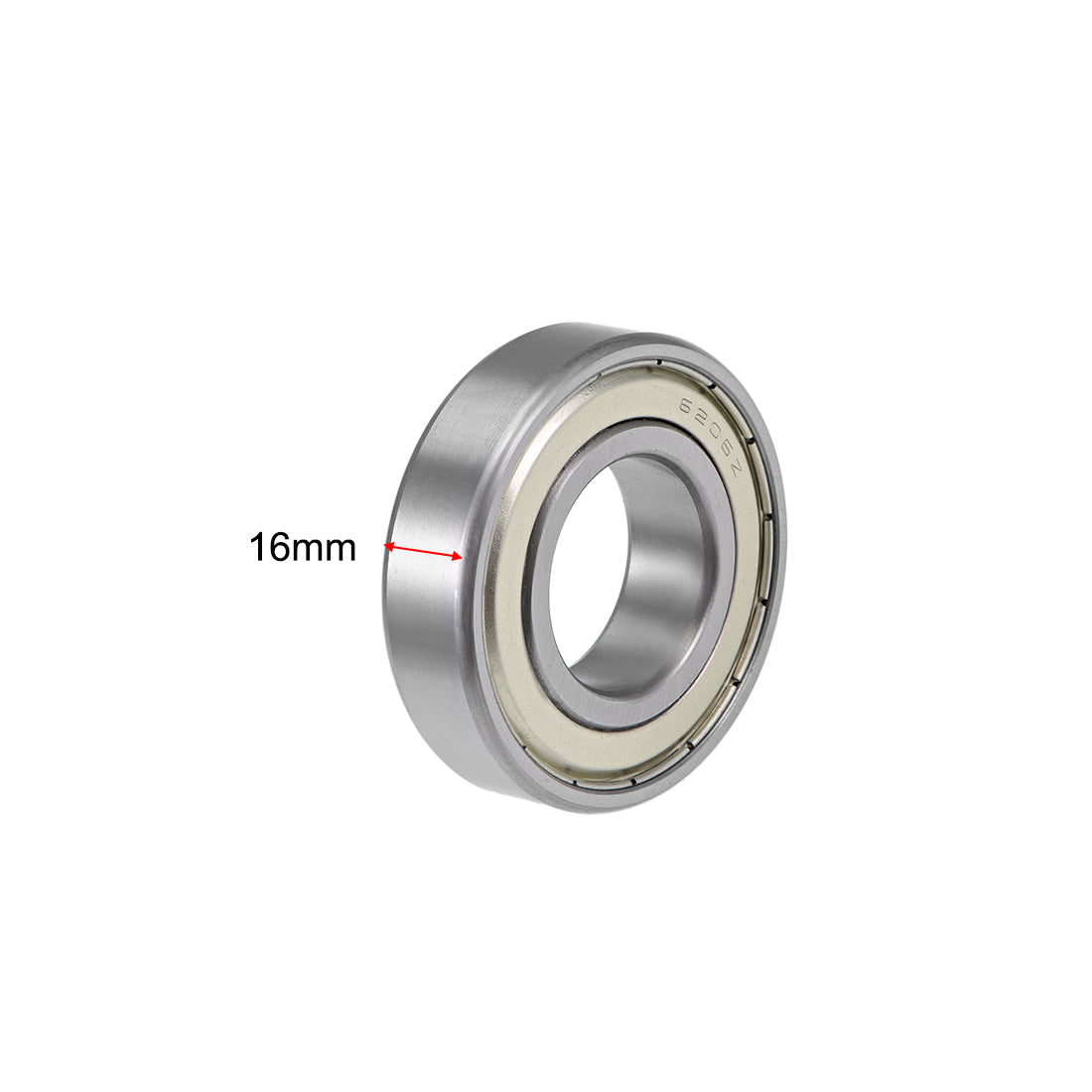 uxcell Uxcell Deep Groove Ball Bearings Metric Double Shielded Chrome Steel ABEC3 Z1