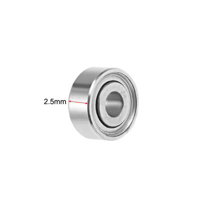 Harfington Uxcell Deep Groove Ball Bearings Metric Double Shielded Chrome Steel P6 Z1