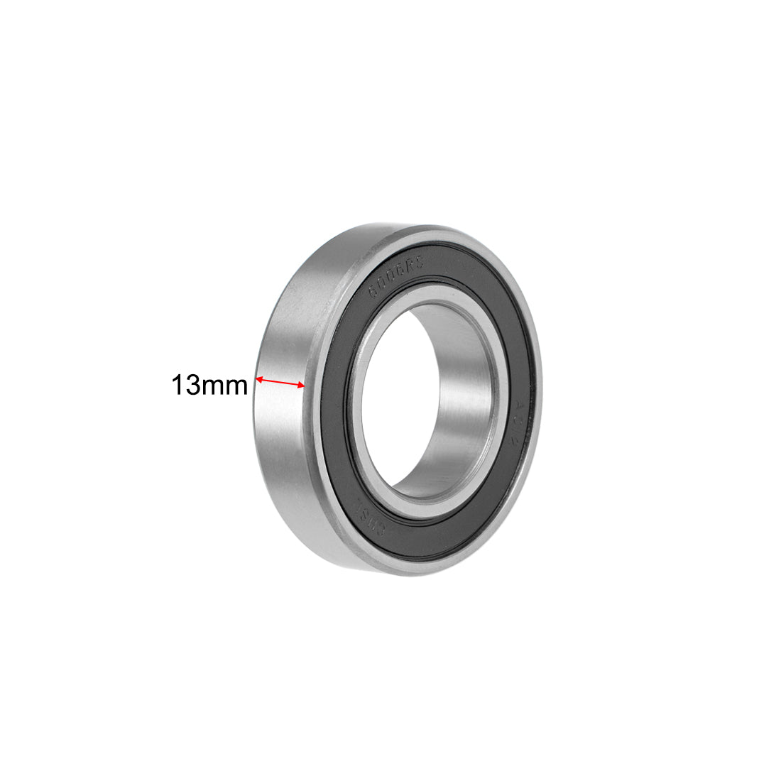 uxcell Uxcell Deep Groove Ball Bearings Metric Double Sealed Chrome Steel ABEC-3 Z1