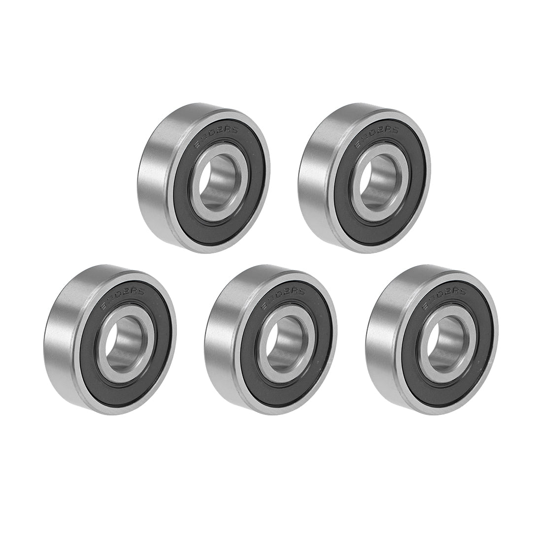 uxcell Uxcell Deep Groove Ball Bearing Double Sealed ABEC-3 Z1 Bearing