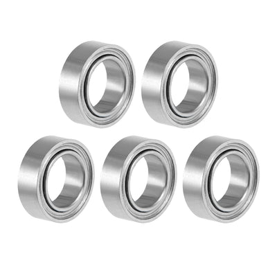 Harfington Uxcell Deep Groove Ball Bearings Metric Double Shielded Chrome Steel P6 Z1