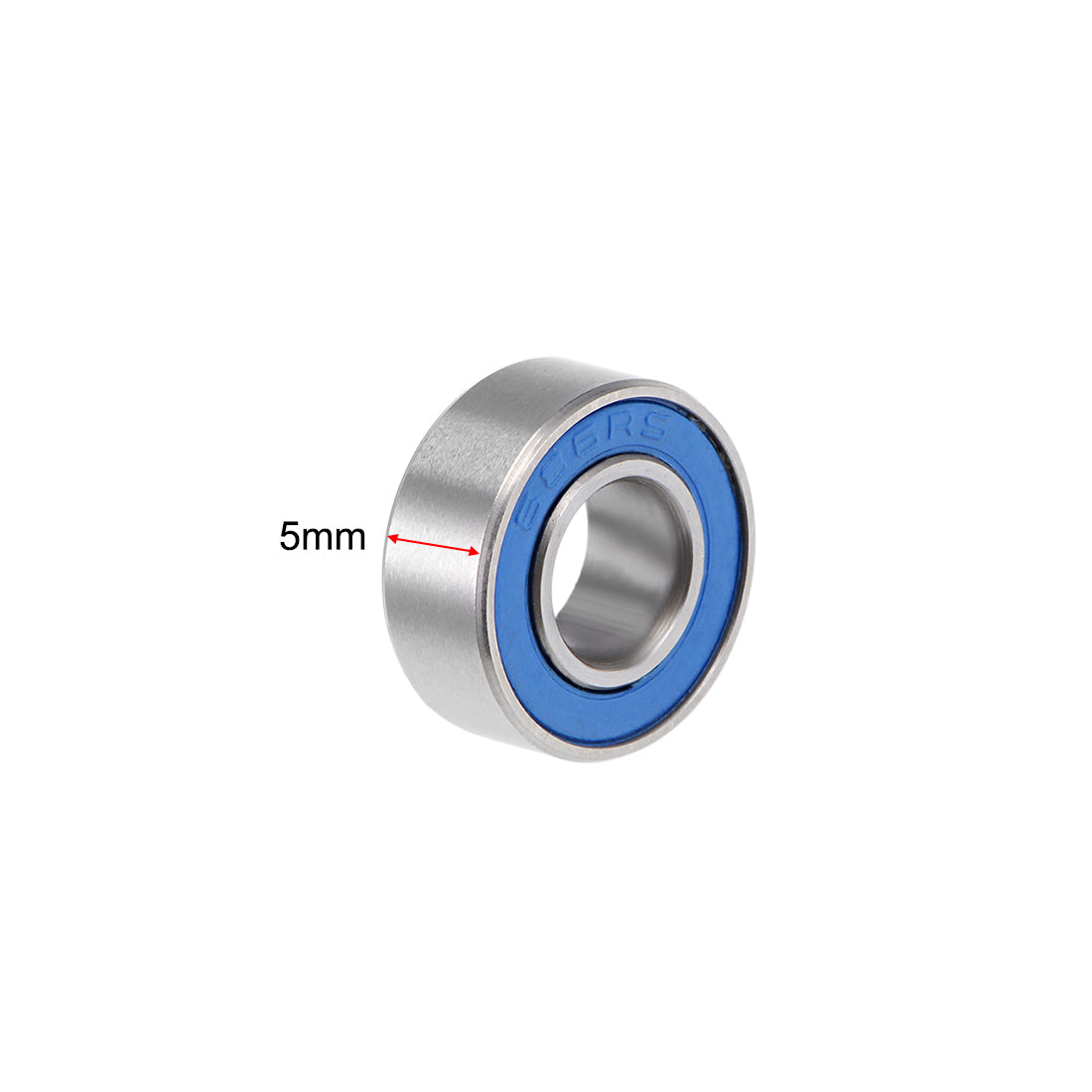 uxcell Uxcell Ball Bearing Double Sealed ABEC-3 Bearings Blue Covers