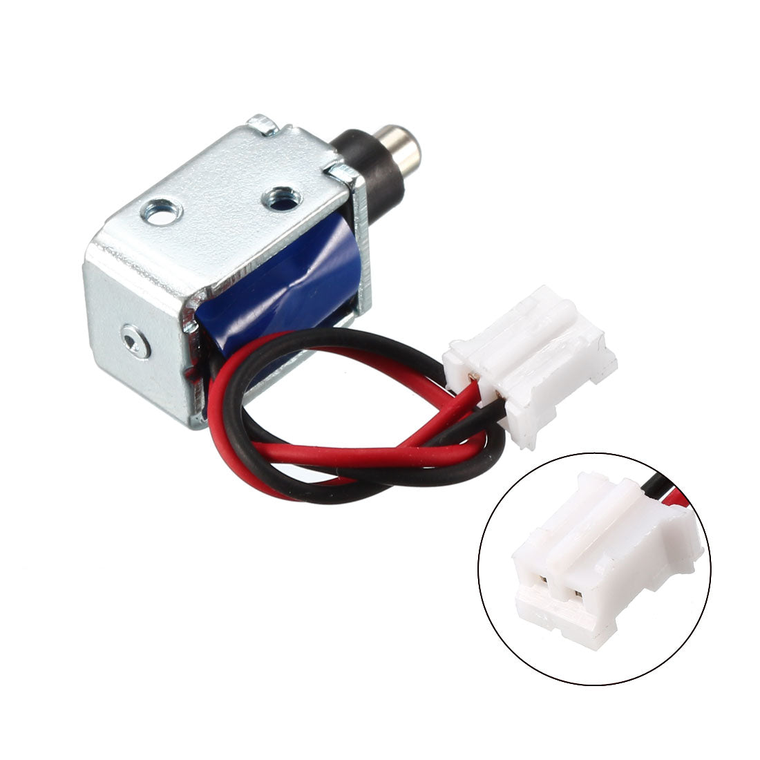 uxcell Uxcell DC 12V 0.42A 30g 3mm Mini Electromagnetic Solenoid Lock Push Pull Type for Electirc Lock Cabinet Door Lock