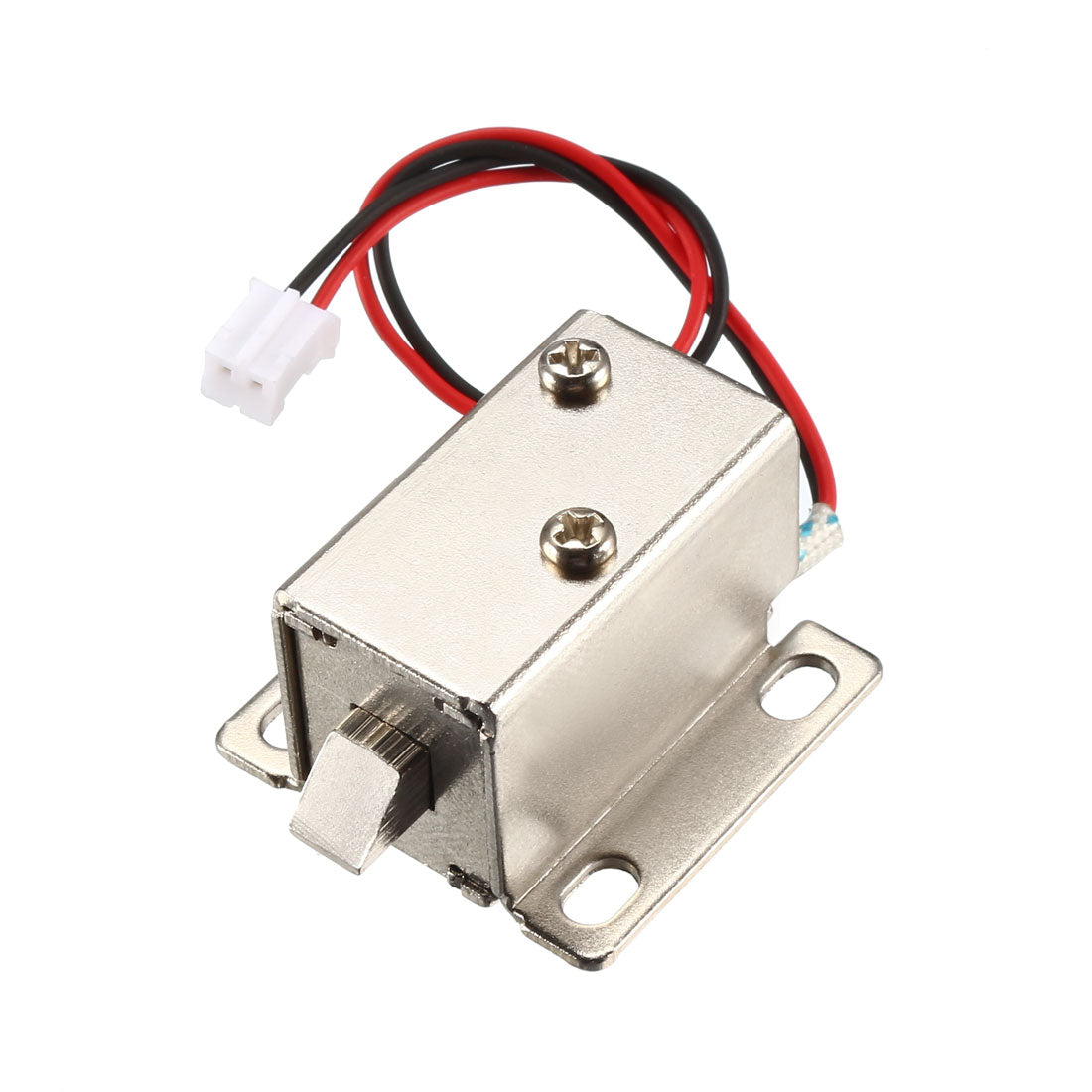 uxcell Uxcell DC 24V 0.57A 6mm Mini Electromagnetic Solenoid Lock Assembly for Electirc Lock Cabinet Door Lock