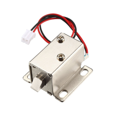 Harfington Uxcell DC 24V 0.57A 6mm Mini Electromagnetic Solenoid Lock Assembly for Electirc Lock Cabinet Door Lock