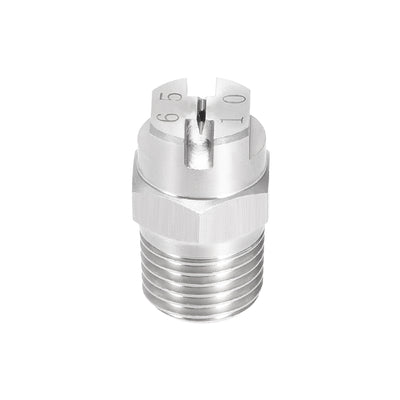 Harfington Flat Fan Spray Tip - Male Thread 304 Stainless Steel Nozzle  Degree  Orifice Diameter