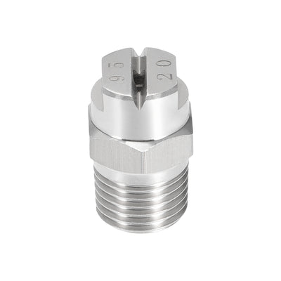 Harfington Flat Fan Spray Tip - Male Thread 304 Stainless Steel Nozzle Degree Orifice