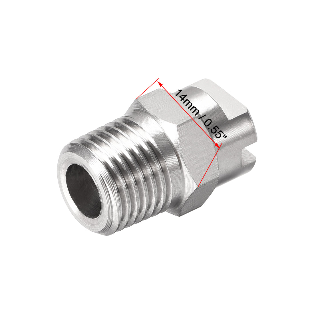 Harfington Flat Fan Spray Tip -  Male Thread 304 Stainless Steel Nozzle