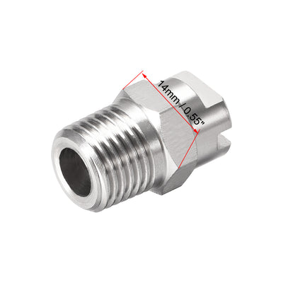 Harfington Flat Fan Spray Tip -  Male Thread 304 Stainless Steel Nozzle