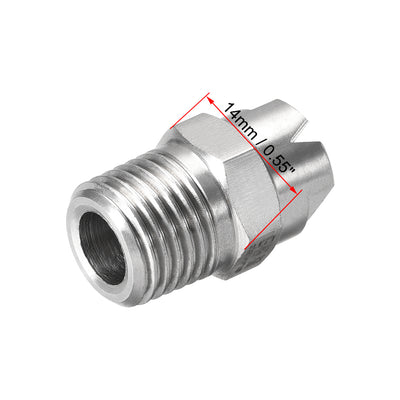 Harfington Flat Fan Spray Tip -  Male Thread 304 Stainless Steel Nozzle