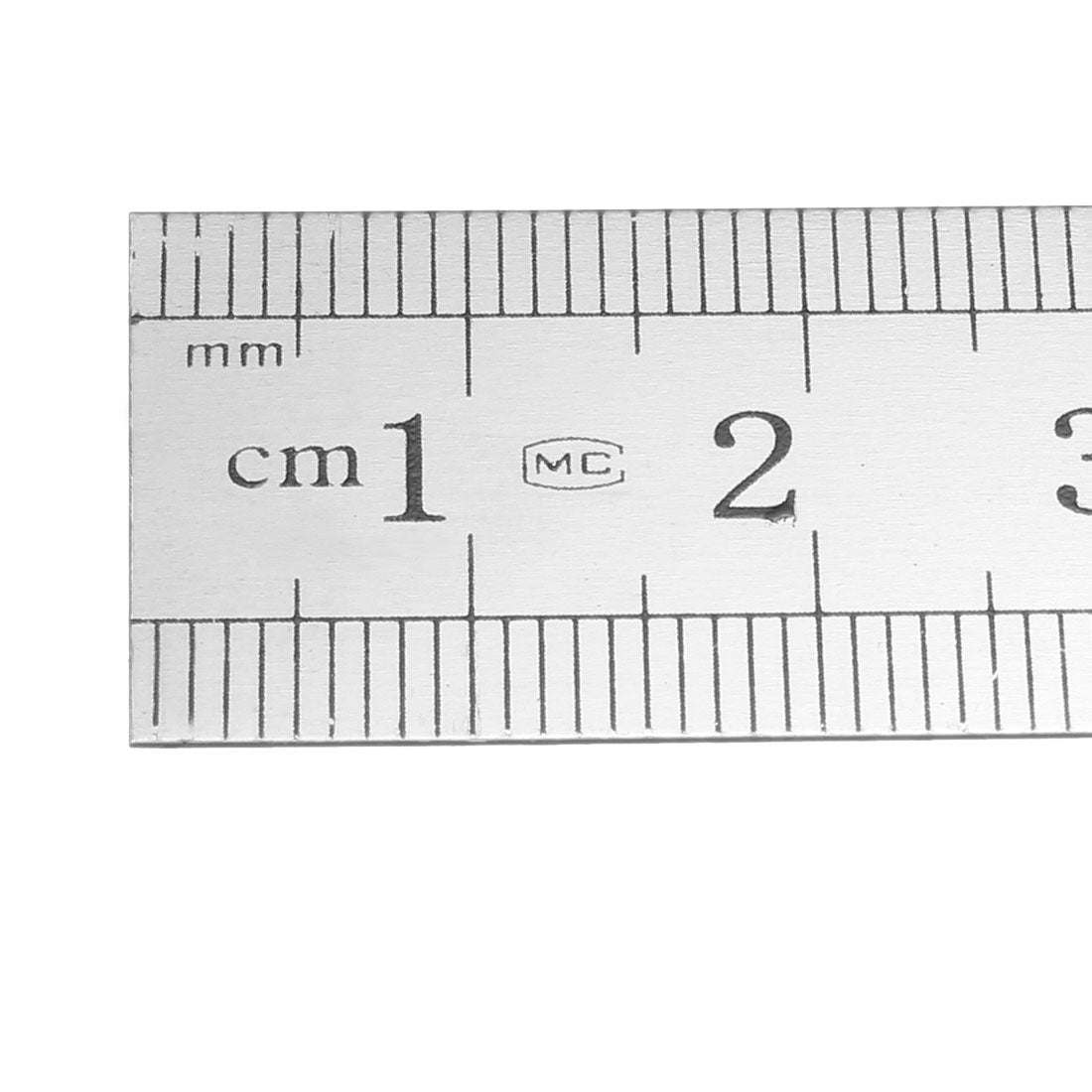 uxcell Uxcell Straight Ruler 150mm 6 Inch Metric Stainless Steel Measuring Ruler Tool Hanging Hole 2pcs