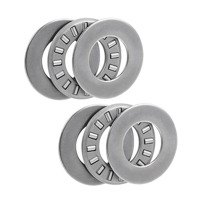 uxcell Uxcell TC815+2TRA Needle Roller Thrust Bearings with Washers 1/2"x15/16"x5/64" 2pcs