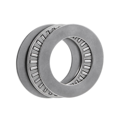 Harfington Uxcell Thrust Needle Roller Bearings with Washers 5/64" Thick Chrome Steel