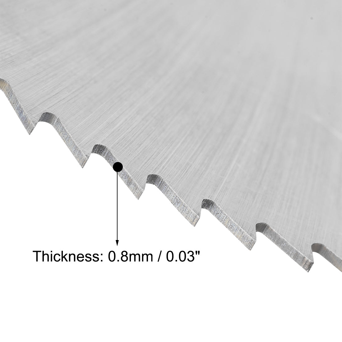 Uxcell Uxcell Circular Saw Blades 60x16x0.4mm 72 Teeth HSS Disc Cutting Blade for Wood Metal