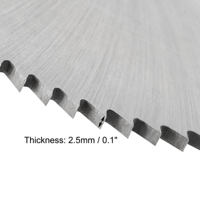 Harfington Uxcell Circular Saw Blades 60x16x0.4mm 72 Teeth HSS Disc Cutting Blade for Wood Metal