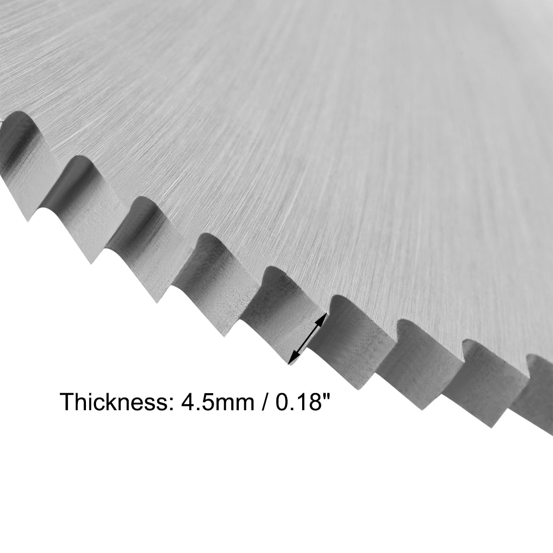 Uxcell Uxcell Circular Saw Blades 60x16x0.4mm 72 Teeth HSS Disc Cutting Blade for Wood Metal