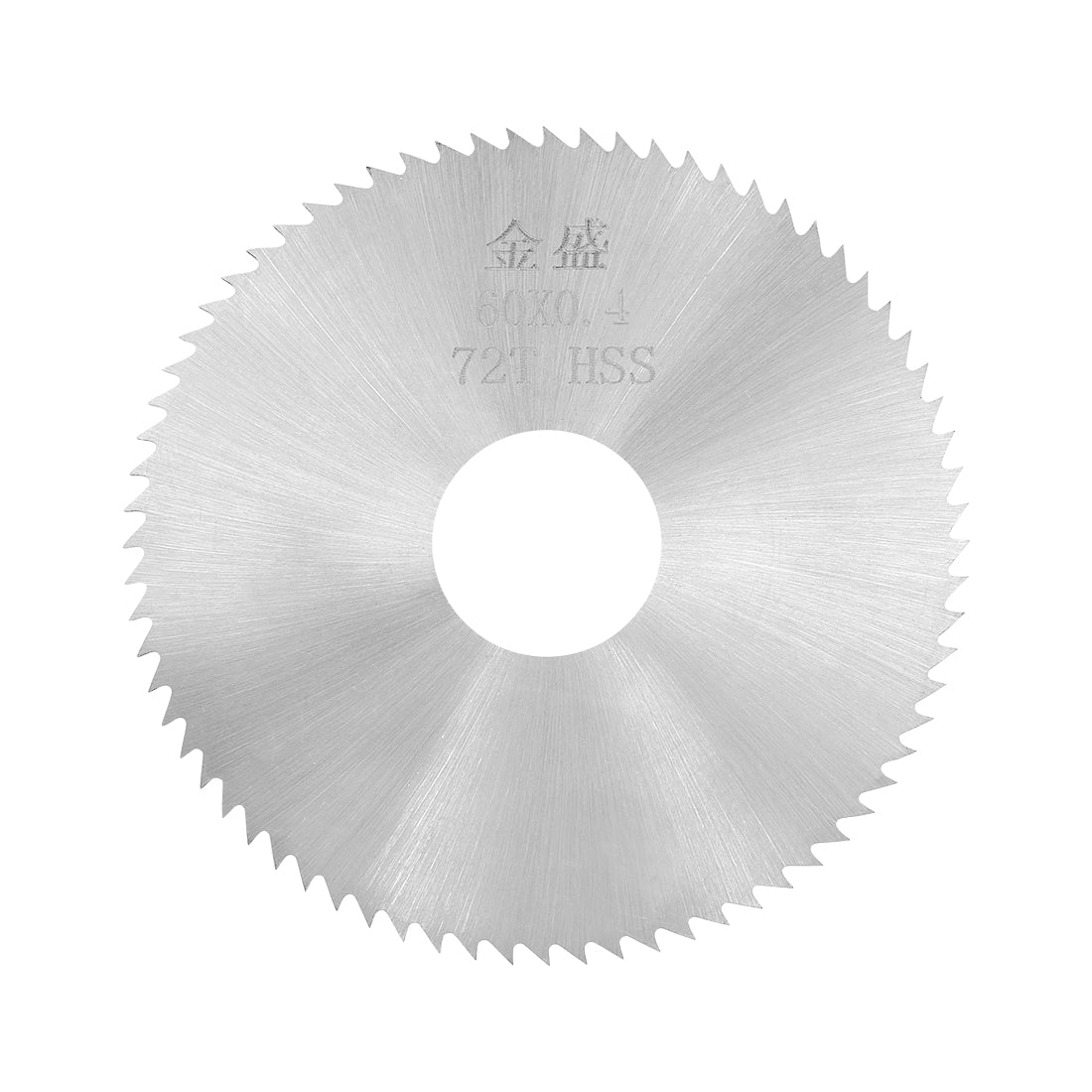 Uxcell Uxcell Circular Saw Blades 60x16x0.4mm 72 Teeth HSS Disc Cutting Blade for Wood Metal