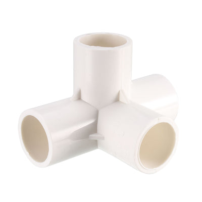 uxcell Uxcell 4 Way 20mm Tee PVC Fitting Elbow - PVC Furniture - PVC Elbow Fittings