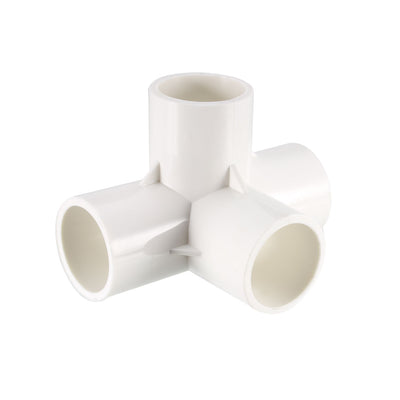 uxcell Uxcell 4 Way 25mm Tee PVC Fitting Elbow - PVC Furniture - PVC Elbow Fittings