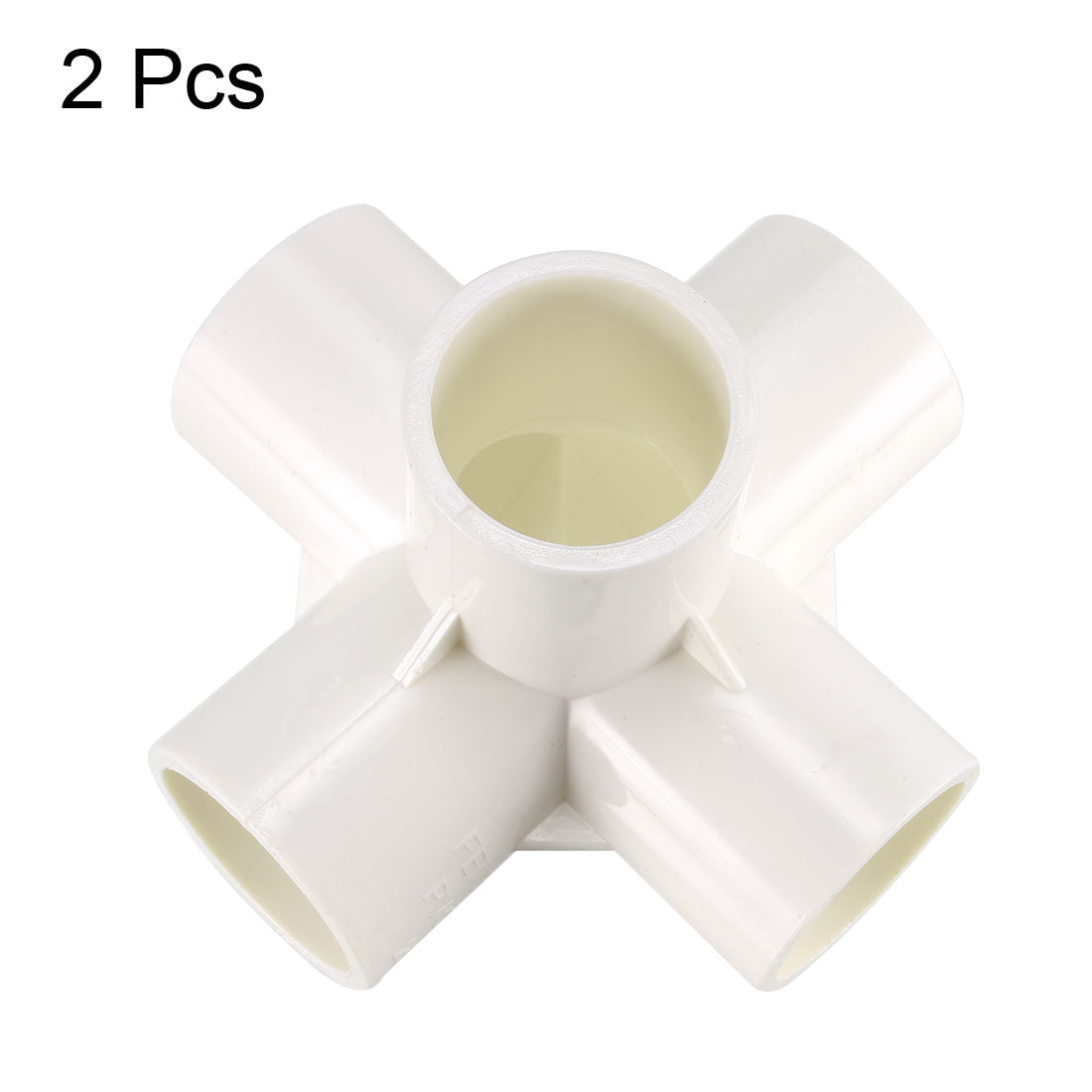 uxcell Uxcell 5 Way 25mm Tee PVC Fitting Elbow - PVC Furniture - PVC Elbow Fittings 2Pcs