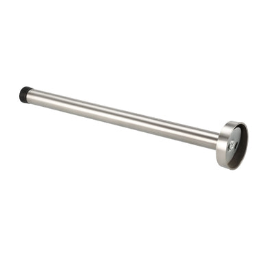 Harfington Uxcell Door Stopper 201 Stainless Steel with Sound Dampening Rubber Bumper - Wall Mount Door Holder w Hardware Screws, Brushed Finish, 250mm Height