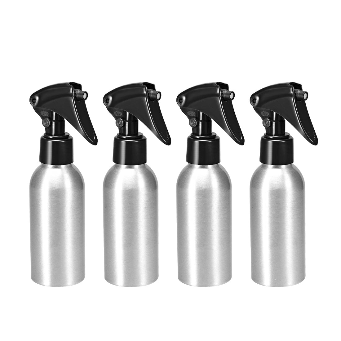 uxcell Uxcell 4pcs 3oz/100ml Aluminium Spray Bottle with Fine Mist Sprayer, Empty Refillable Container Travel Bottle