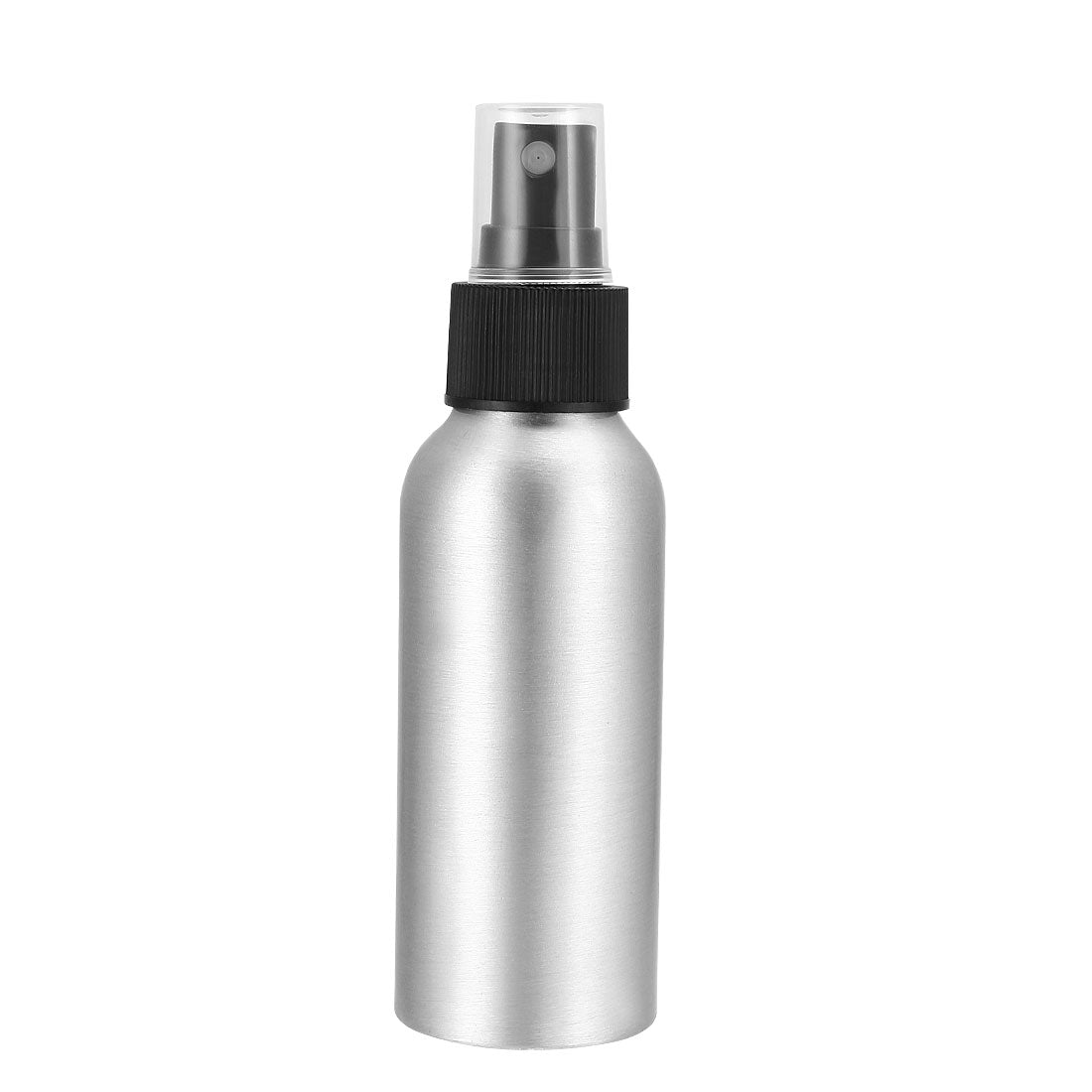 uxcell Uxcell 6pcs 3oz/100ml Aluminium Spray Bottle with Black Fine Mist Sprayer, Empty Refillable Container Travel Bottle