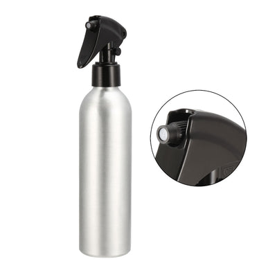 Harfington Uxcell 8.5oz/250ml Aluminium Spray Bottle with Fine Mist Sprayer, Empty Refillable Container Travel Bottle