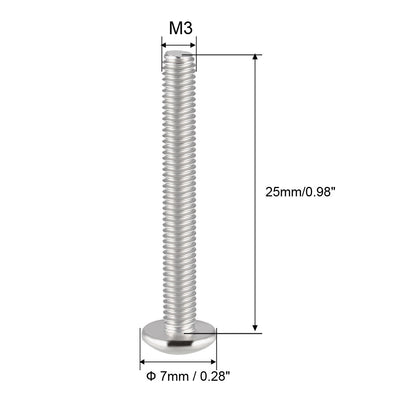 Harfington Uxcell Machine Screws, Phillips Head, 304 Stainless Steel