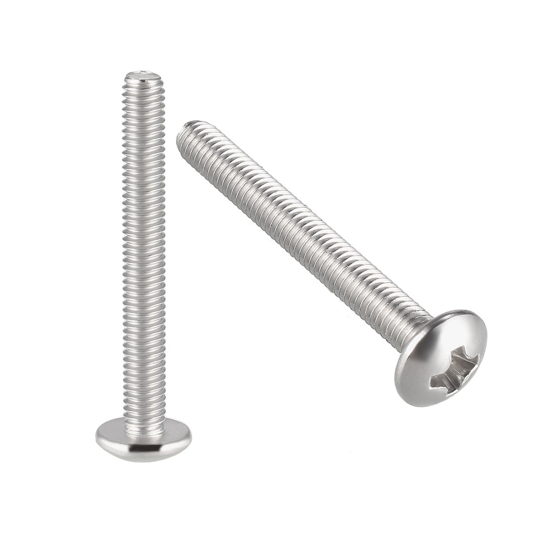 uxcell Uxcell Machine Screws, Phillips Head, 304 Stainless Steel