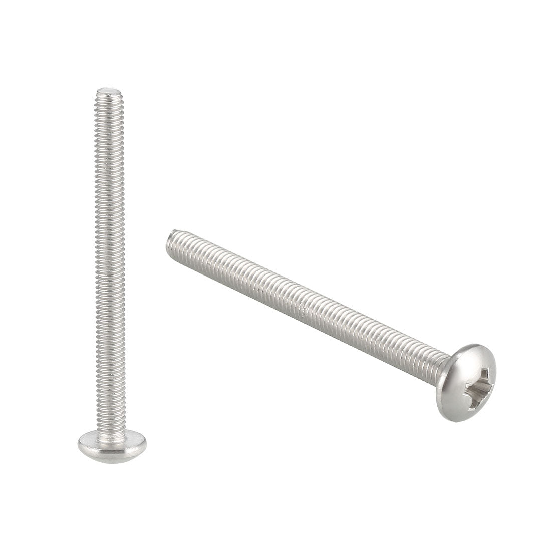 uxcell Uxcell Machine Screws, Phillips Head, 304 Stainless Steel