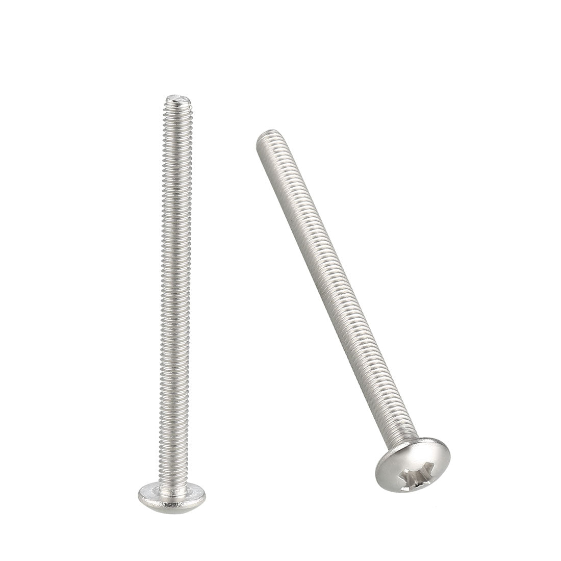 uxcell Uxcell Machine Screws, Phillips Head, 304 Stainless Steel