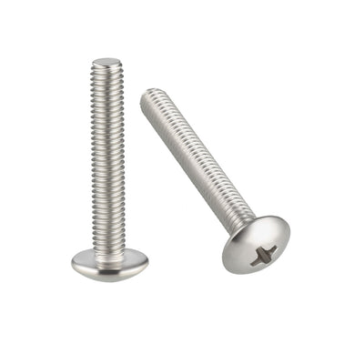 Harfington Uxcell Machine Screws, Phillips Truss Head Screw, 304 Stainless Steel