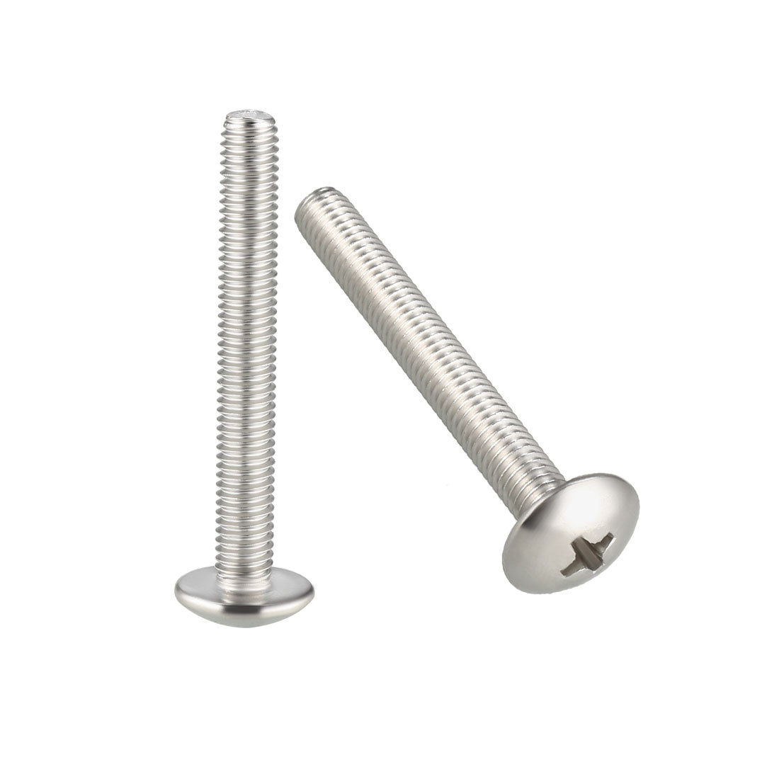 uxcell Uxcell Machine Screws, Phillips Truss Head Screw, 304 Stainless Steel