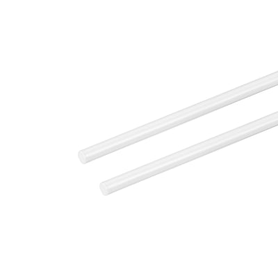 Harfington Uxcell 3mm × 20" ABS Plastic Round Bar Rod for Architectural Model Making DIY 2pcs