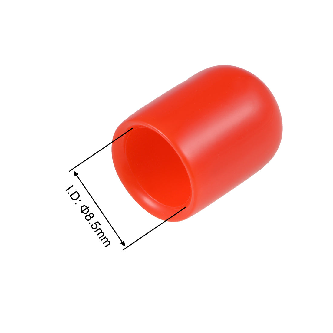 uxcell Uxcell Rubber End Caps Vinyl Round Tube Bolt Cap Cover Thread Protectors