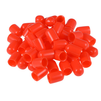 Harfington Uxcell Rubber End Caps Vinyl Round Tube Bolt Cap Cover Thread Protectors