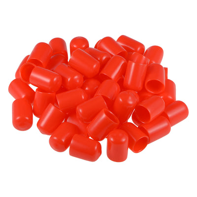 Harfington Uxcell Rubber End Caps Vinyl Round Tube Bolt Cap Cover Thread Protectors