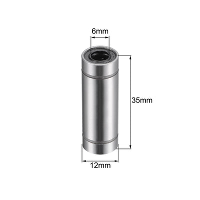 Harfington Uxcell Linear Motion Ball Bearings Extra Long for CNC 3D Printer