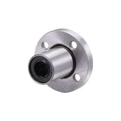 Harfington Uxcell Linear Motion Ball Bearings Round Flange