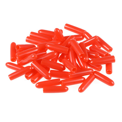 Harfington Uxcell Rubber End Caps Vinyl Round Tube Bolt Cap Cover Thread Protectors