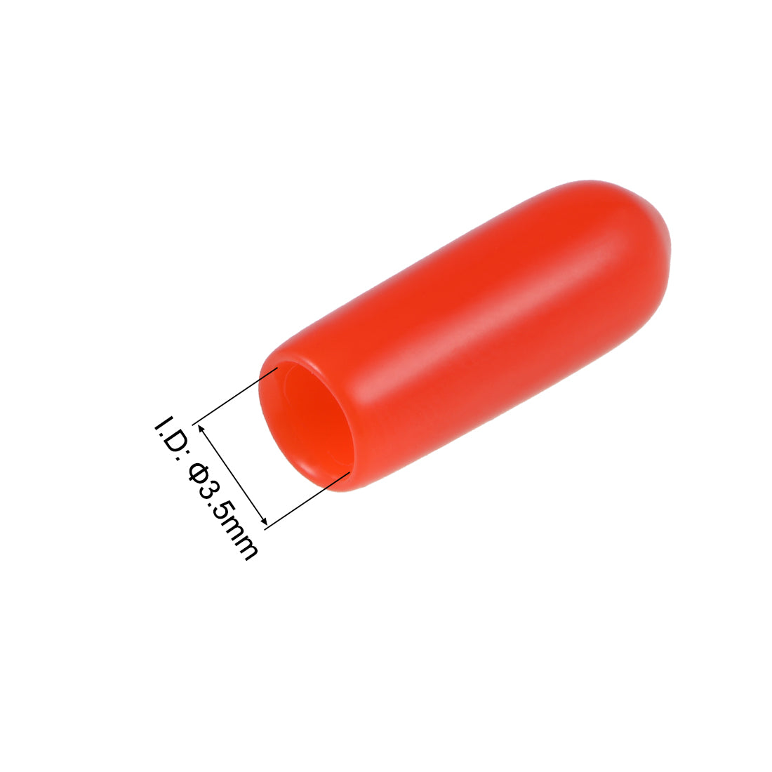 uxcell Uxcell Rubber End Caps Vinyl Round Tube Bolt Cap Cover Thread Protectors