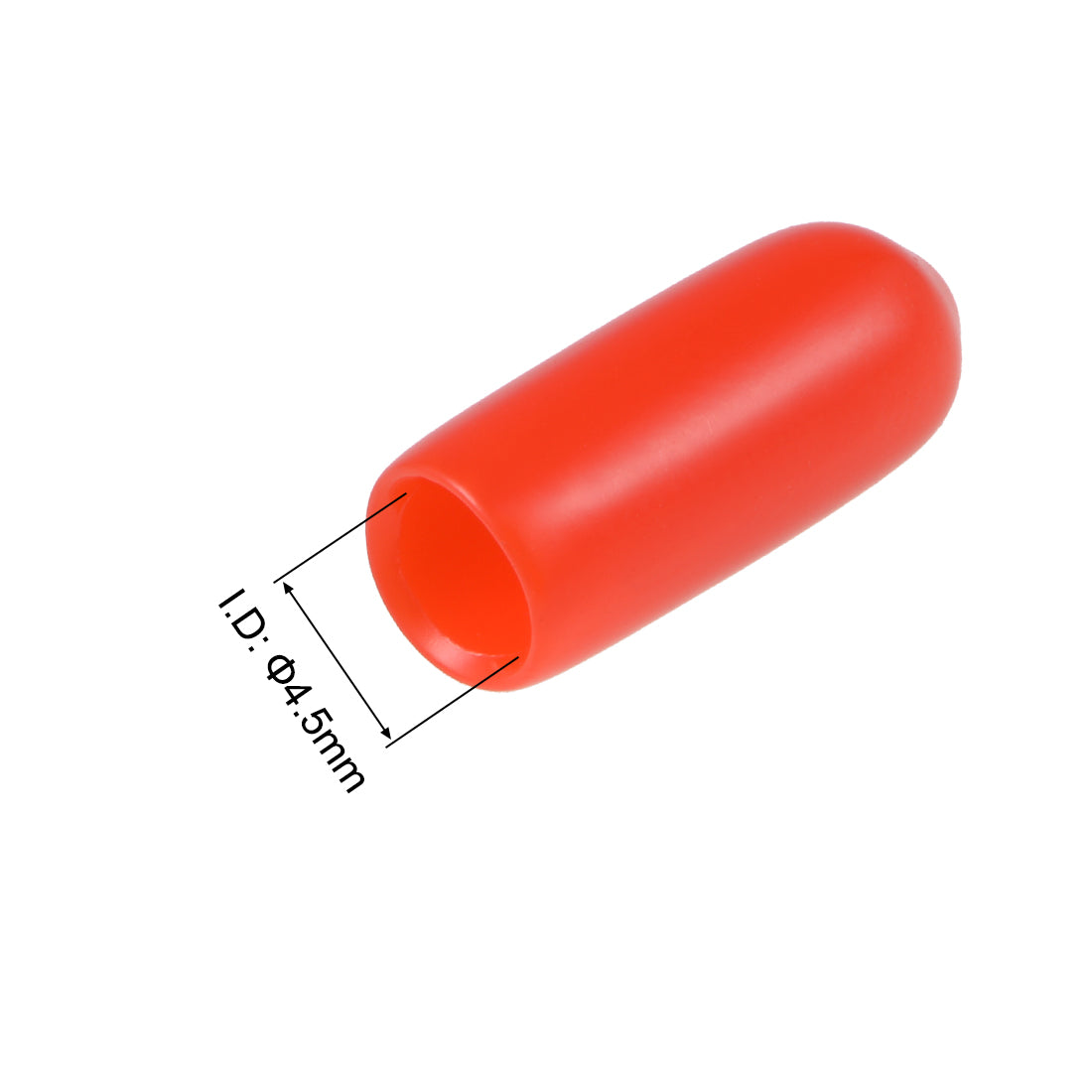 uxcell Uxcell Rubber End Caps Vinyl Round Tube Bolt Cap Cover Thread Protectors