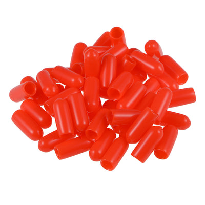 Harfington Uxcell Rubber End Caps Vinyl Round Tube Bolt Cap Cover Thread Protectors