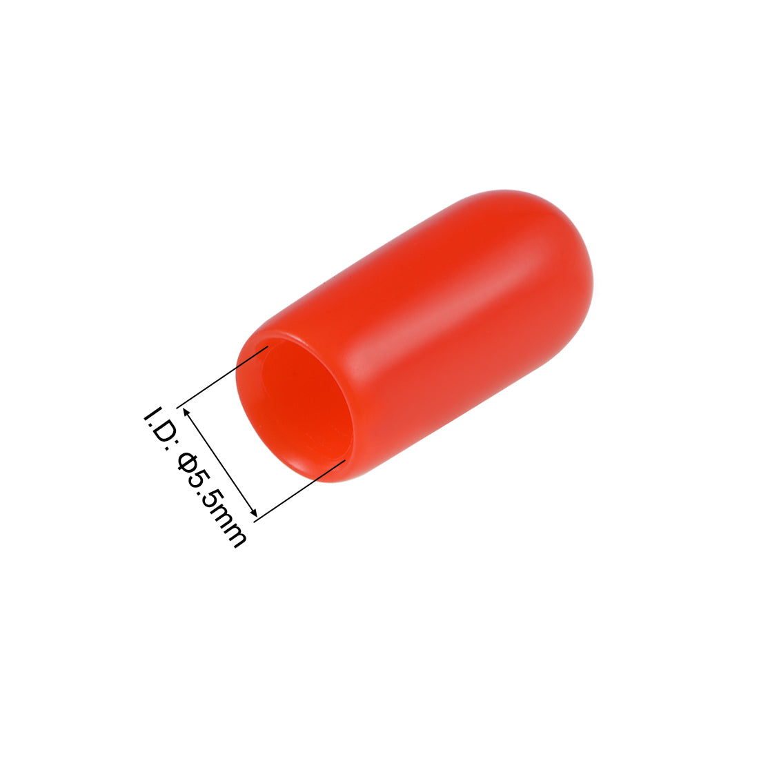 uxcell Uxcell Rubber End Caps Vinyl Round Tube Bolt Cap Cover Thread Protectors