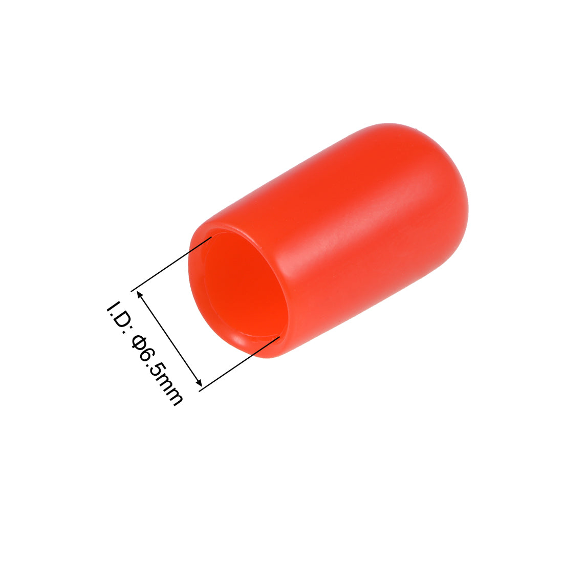 uxcell Uxcell Rubber End Caps Vinyl Round Tube Bolt Cap Cover Thread Protectors