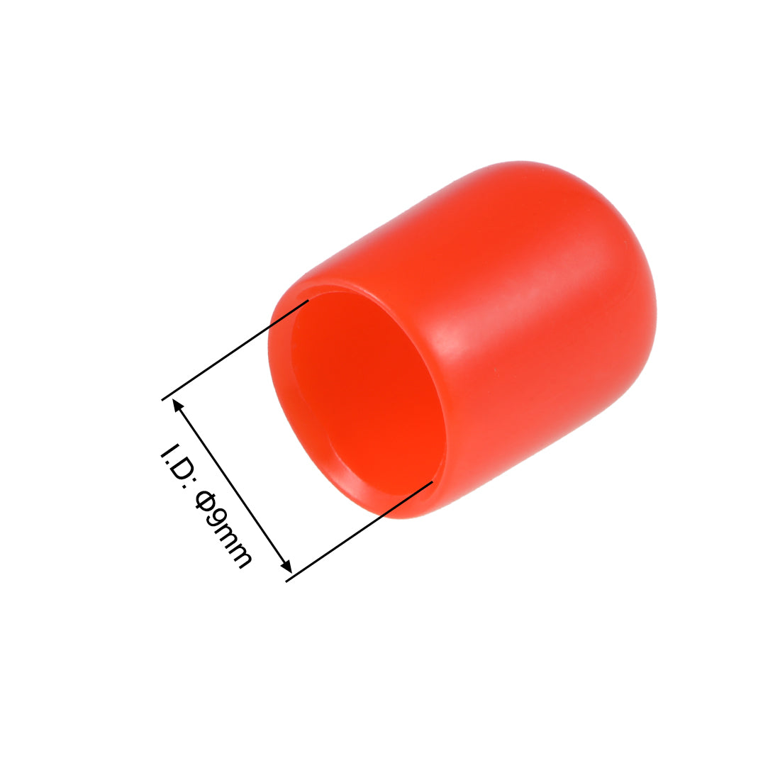 uxcell Uxcell Rubber End Caps Vinyl Round Tube Bolt Cap Cover Thread Protectors