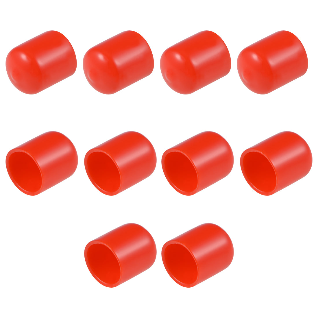 uxcell Uxcell Rubber End Caps Vinyl Round Bolt Cap Cover Screw Thread Protectors