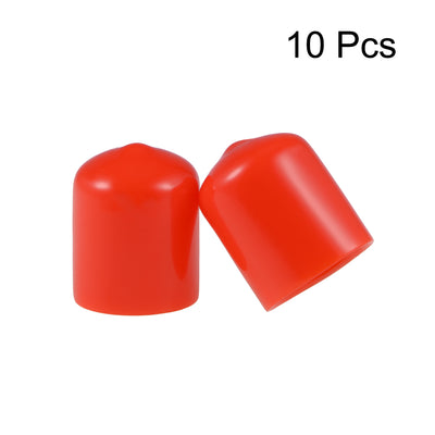 Harfington Uxcell Rubber End Caps Vinyl Round Bolt Cap Cover Screw Thread Protectors