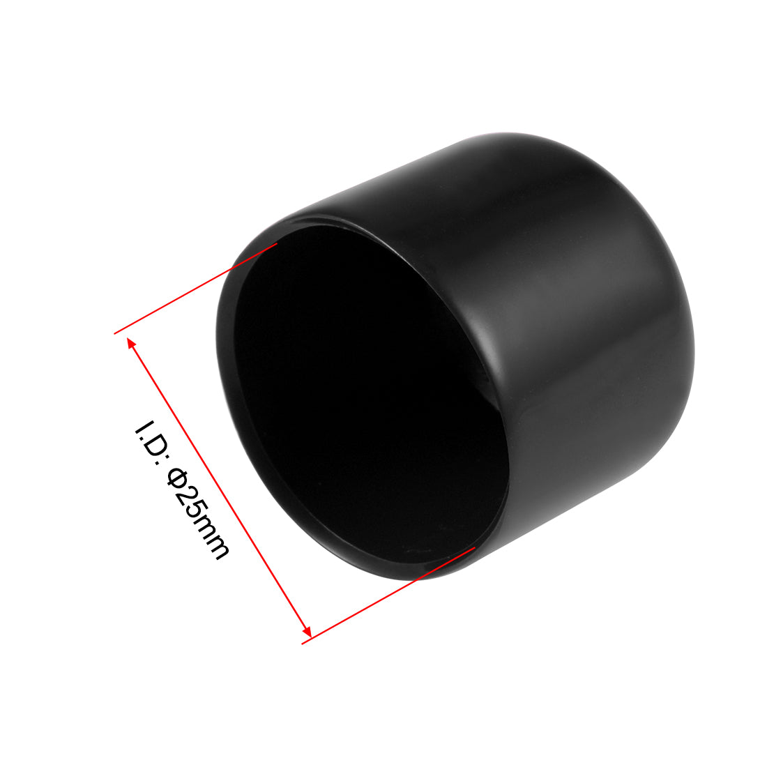 uxcell Uxcell Rubber End Caps Vinyl Round Bolt Cap Cover Screw Thread Protectors